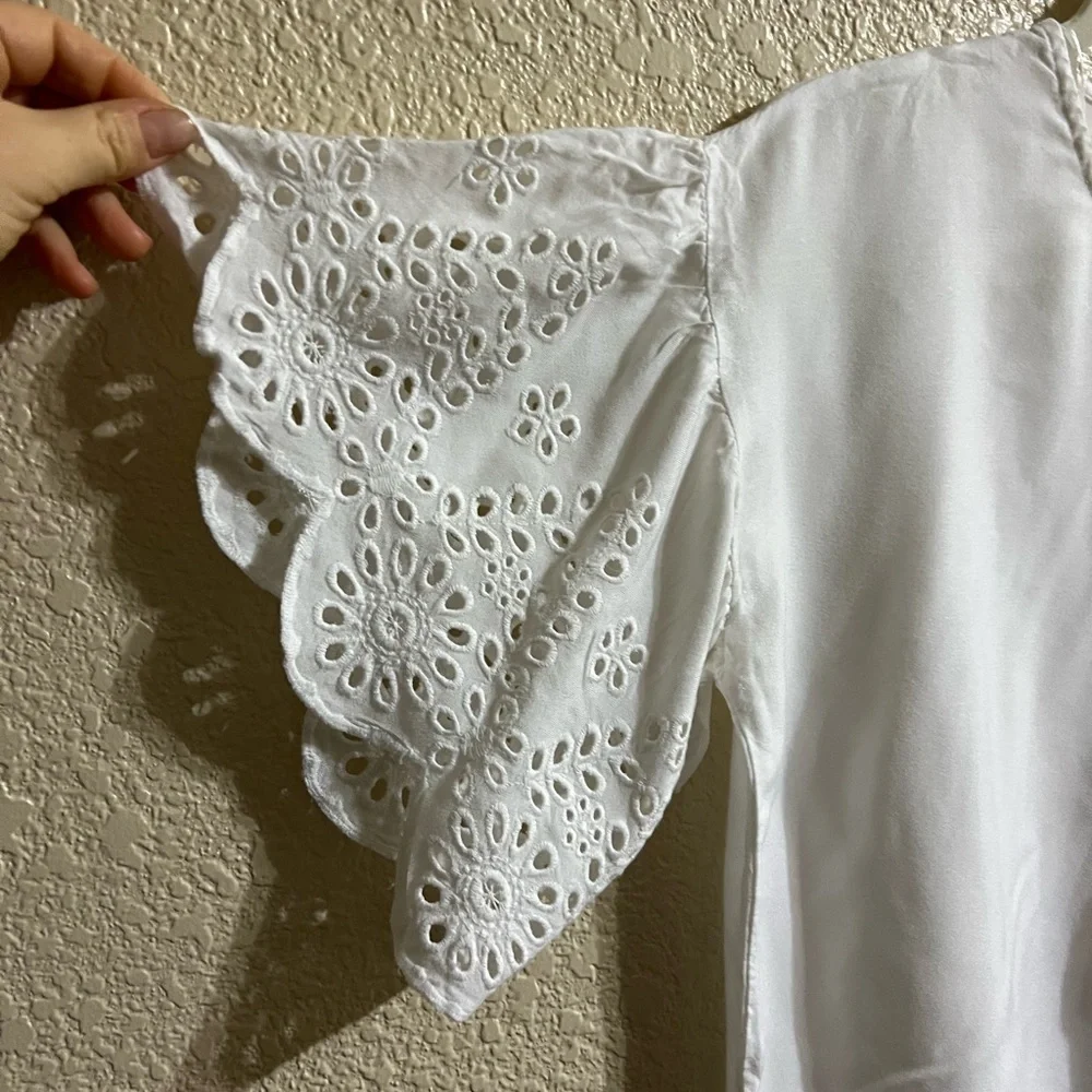 Woman for white blouse size m - Picture 2 of 7